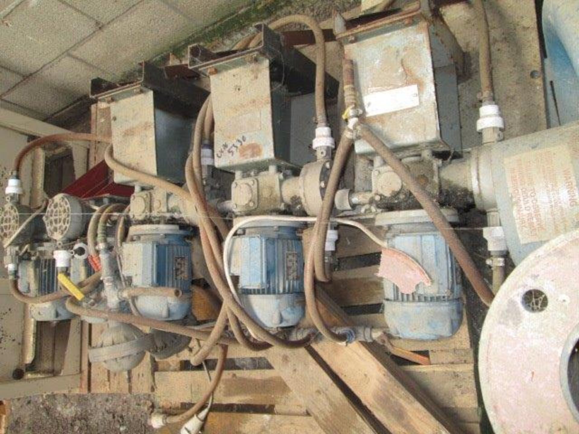 Bank of Five Nikkiso Diaphragm Pumps