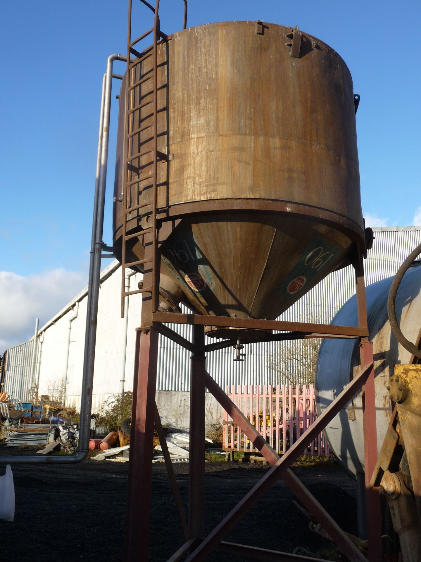 Stainless Hopper/Silo Tank - Image 2 of 2