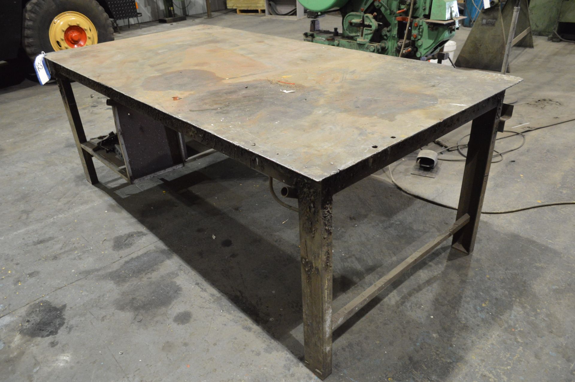 Steel Welding Bench, approx. 2.5m x 1.26m - Image 2 of 2