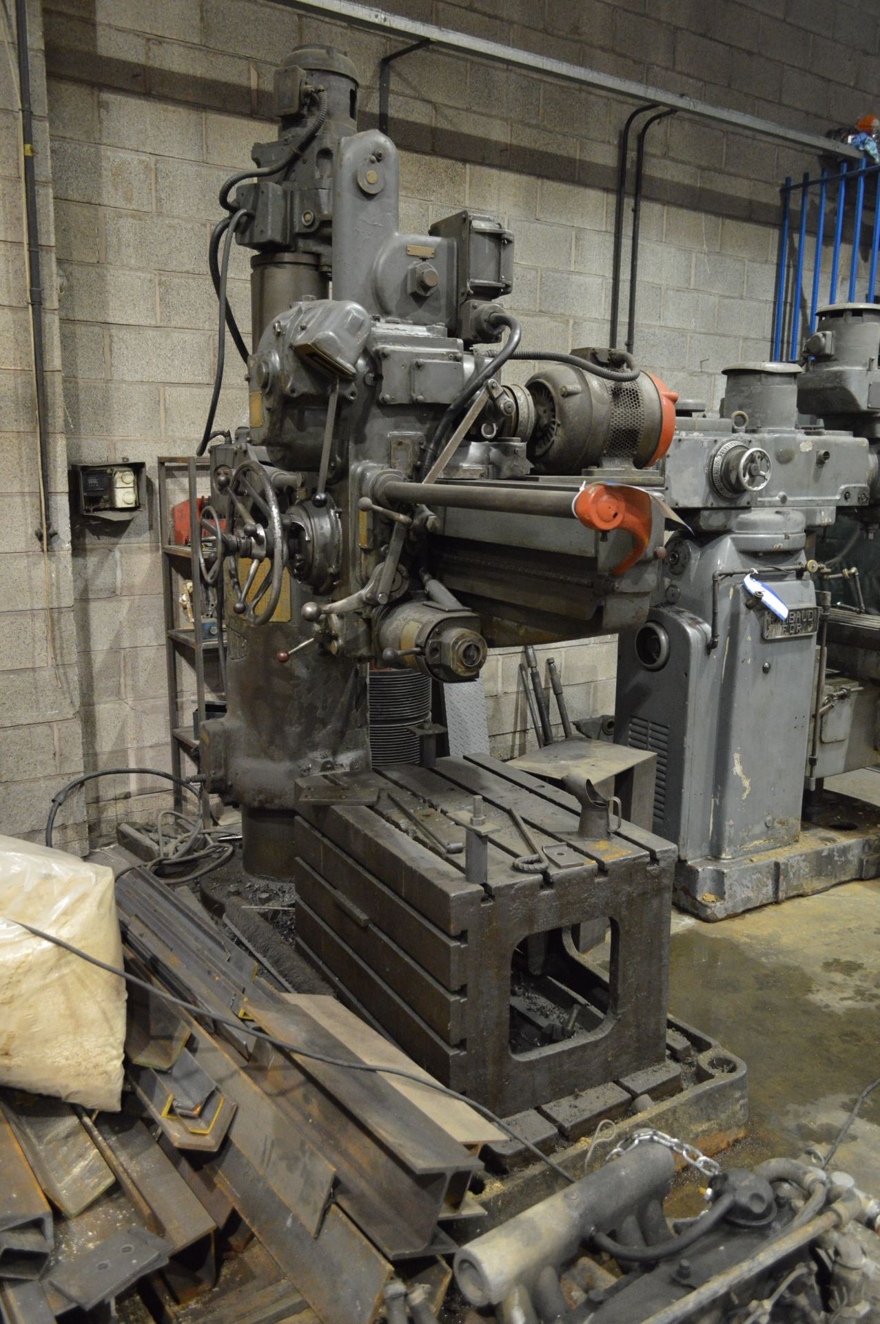 Asquith 0D1 3ft Radial Arm Drill, machine no. P21609, with t-slotted box plate - Image 2 of 7