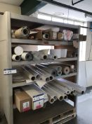 Assorted PVC Banner and Plastic Shelving