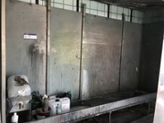 Steel Cleaning Booth 3.5m x 2.5m approx.