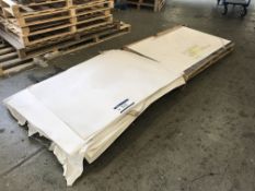 2 x Pallets of Clear PVC Sheets and Paper
