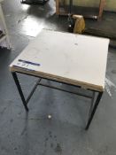Metal Frame Table, 0.74m x 0.77m x 0.74m