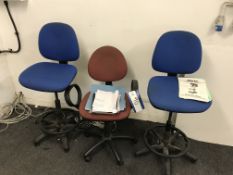 3 x Typist Chairs