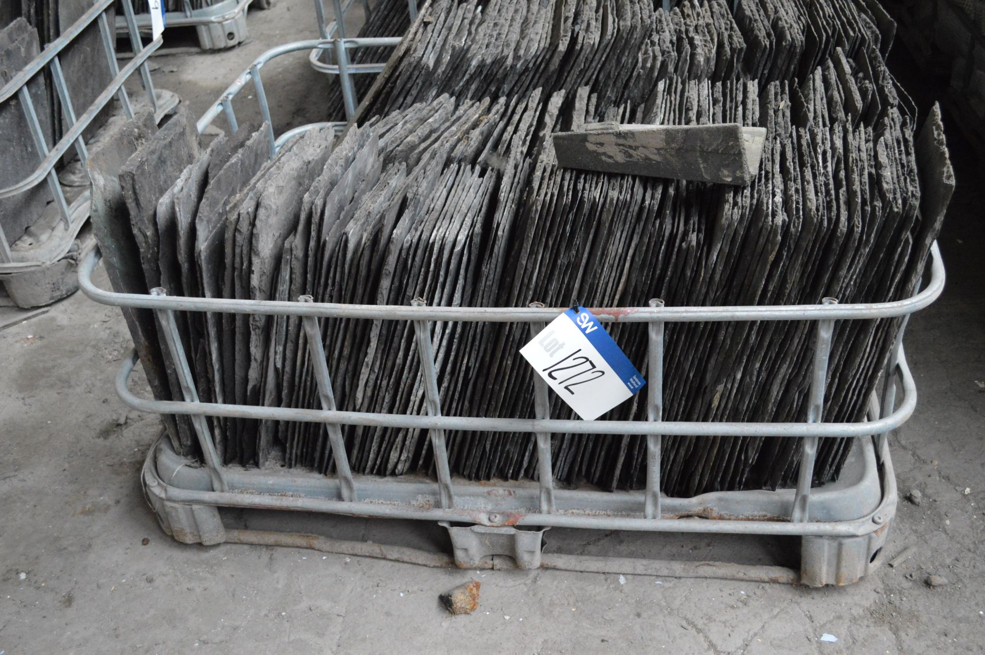 Assorted Slate, in steel cage pallet, (cage pallet not included)