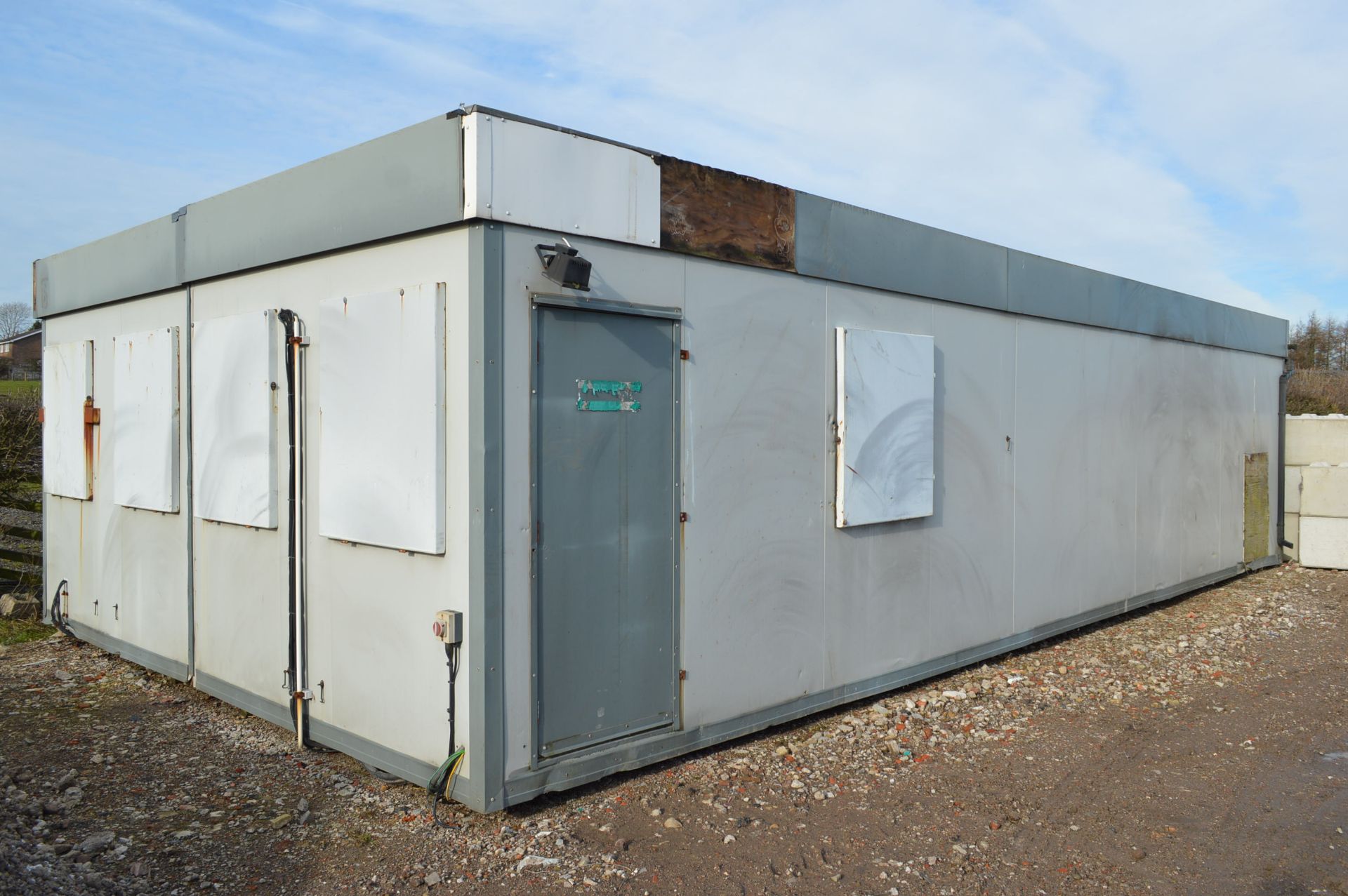 Two Section Portable Office Building, approx. 11.8m x 5.9m, NOTE 5%buyer’s premium + vat