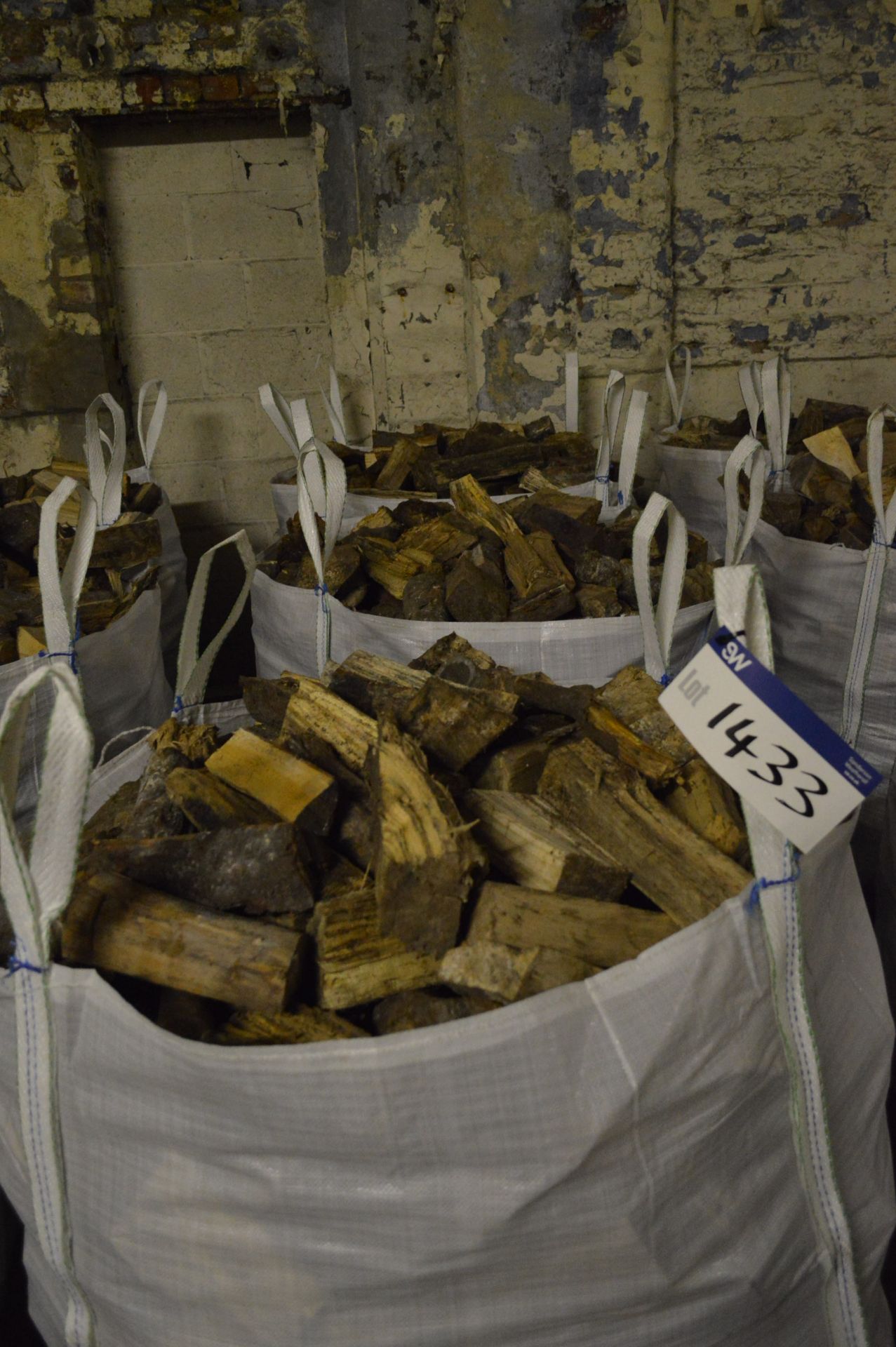 Three Bags of Timber Logs, in tote bags