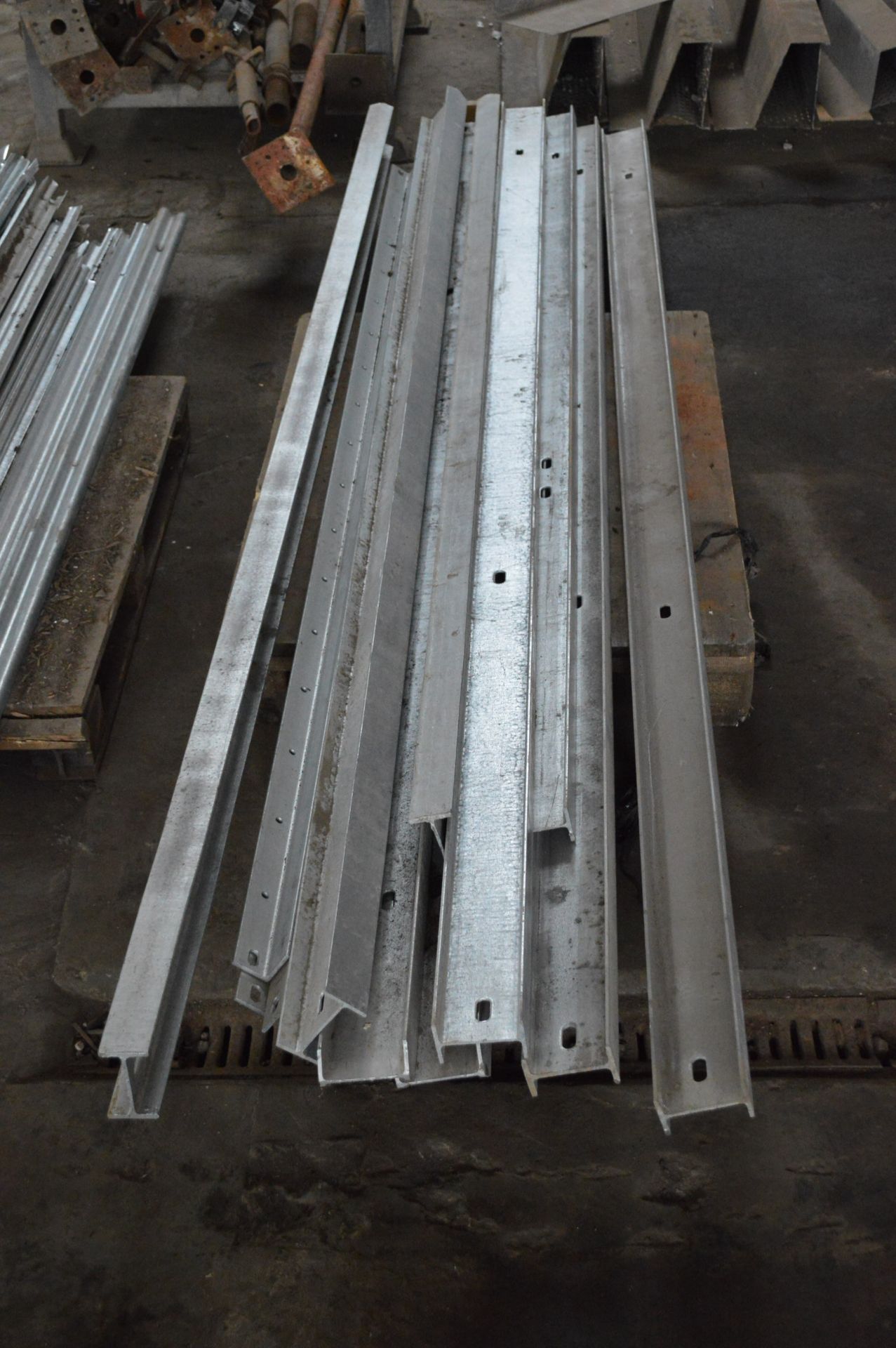 Palisade Fencing Components, as set out on three pallets - Image 4 of 4