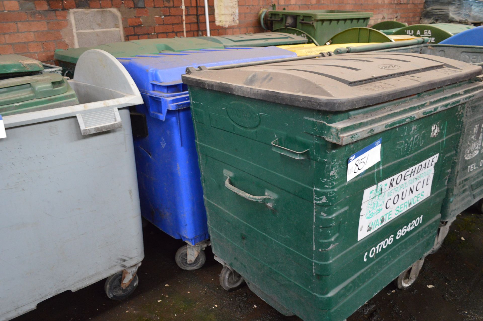 Three Mobile Bins