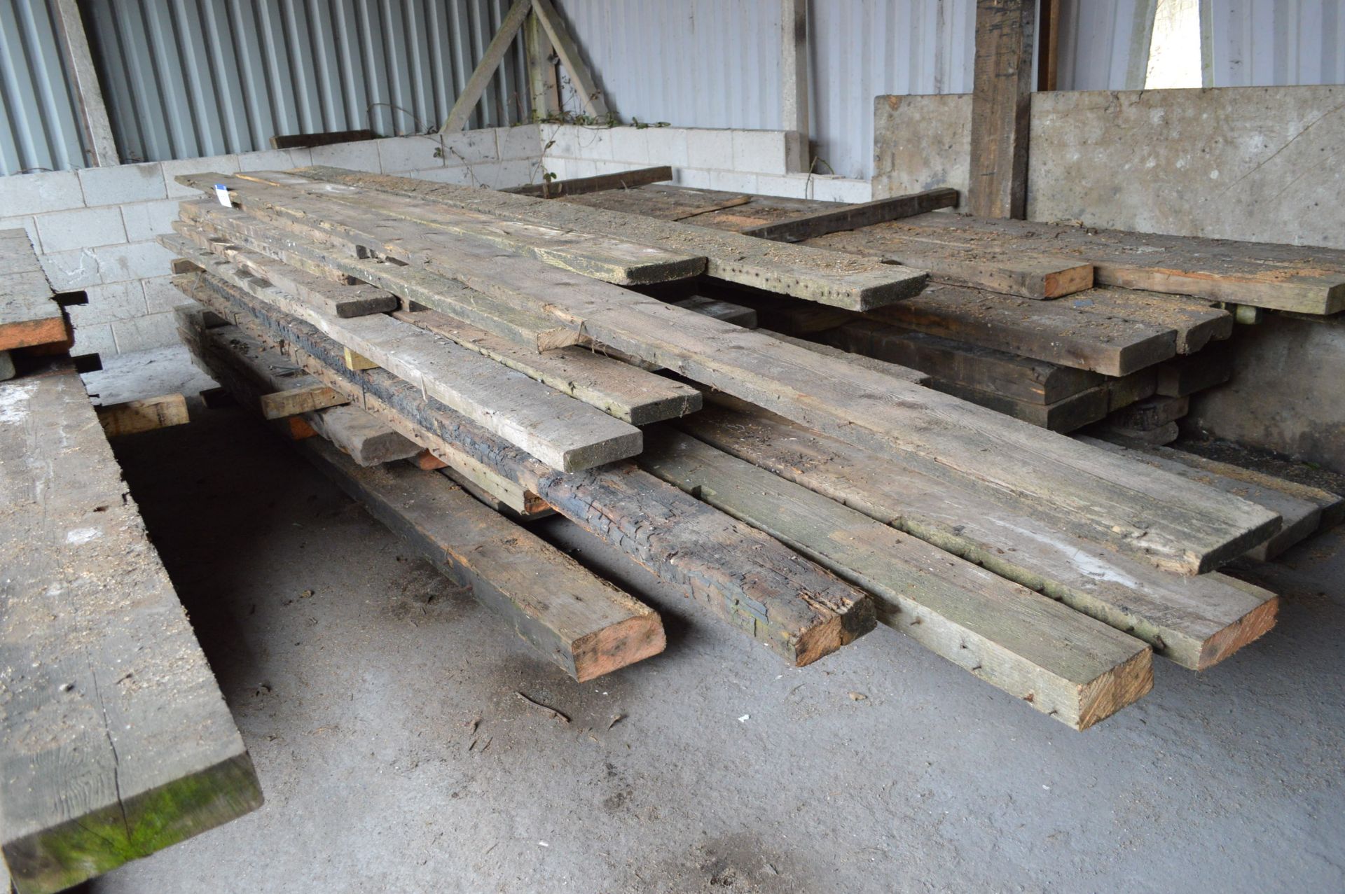 Timber Beams, in one stack