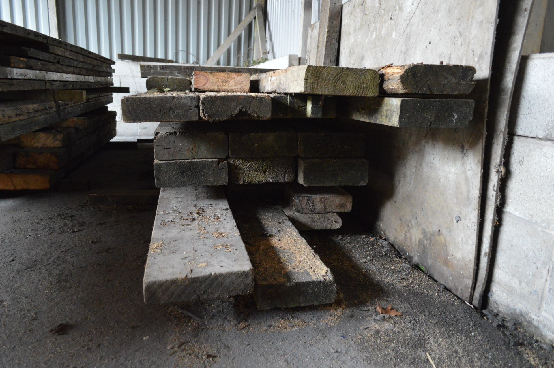 Timber Beams, in one stack - Image 3 of 3