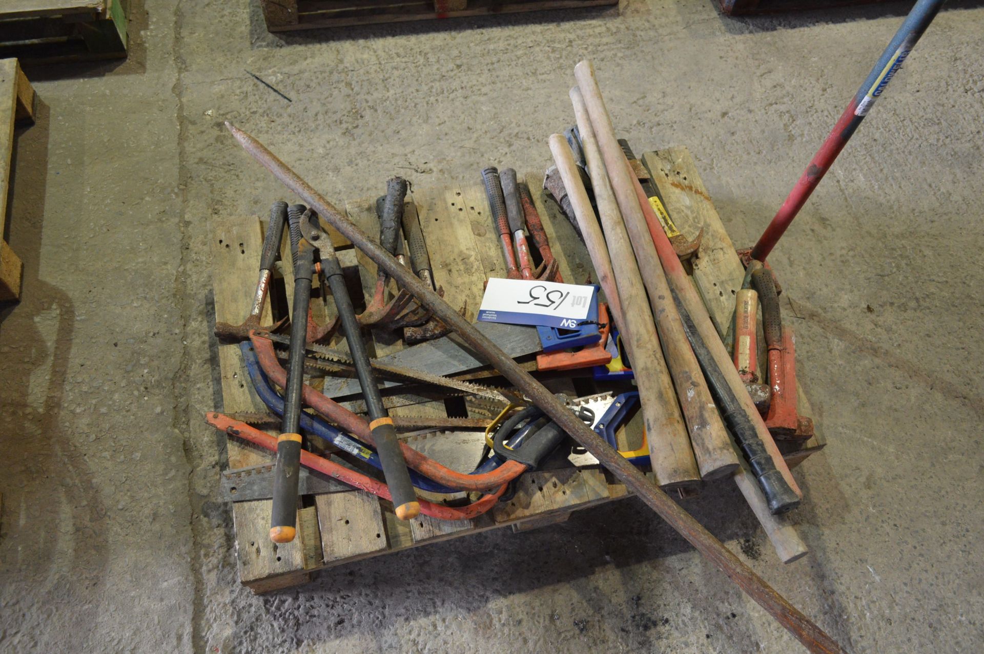 Assorted Tools, on pallet
