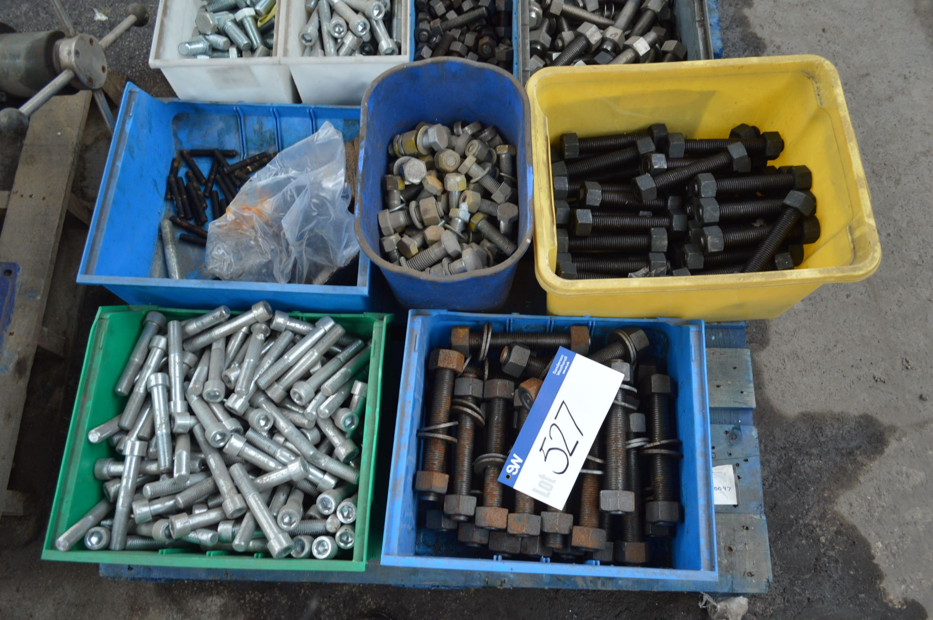 Assorted Fastenings, in plastic boxes on pallet - Image 2 of 3
