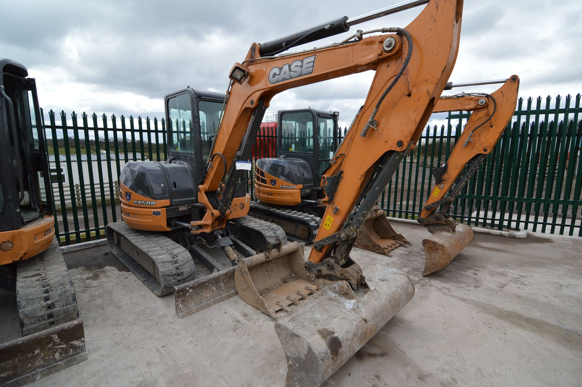 Case CX50BS2 ZERO TAIL SWING TRACKED EXCAVATOR, PIN NSUC50BCNZLN06329, year of manufacture 2016,
