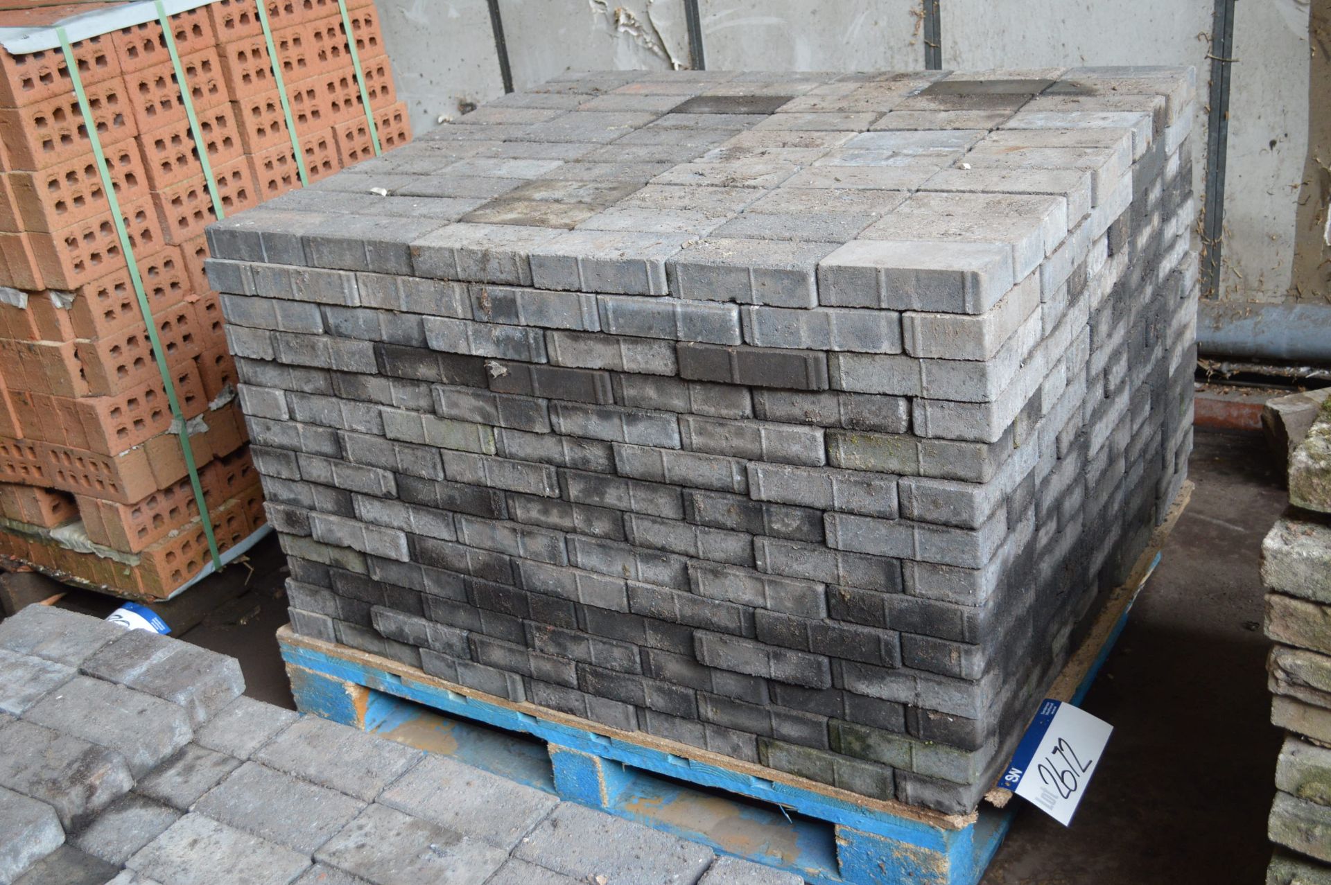 Grey Bricks, as set out on pallet