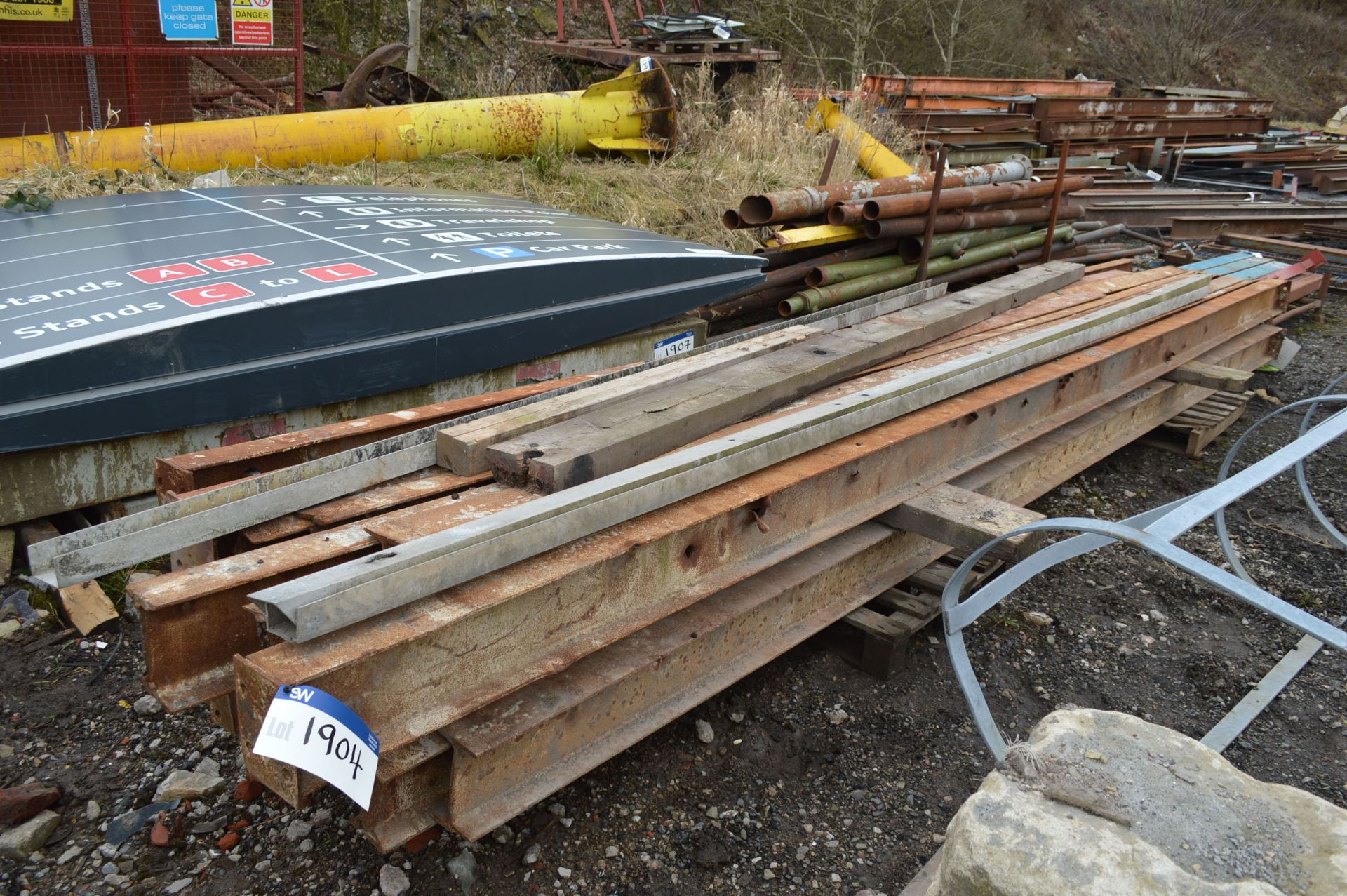 Approx. Seven Steel RSJ’s, each approx. 170mm x 100mm x 5.5m long