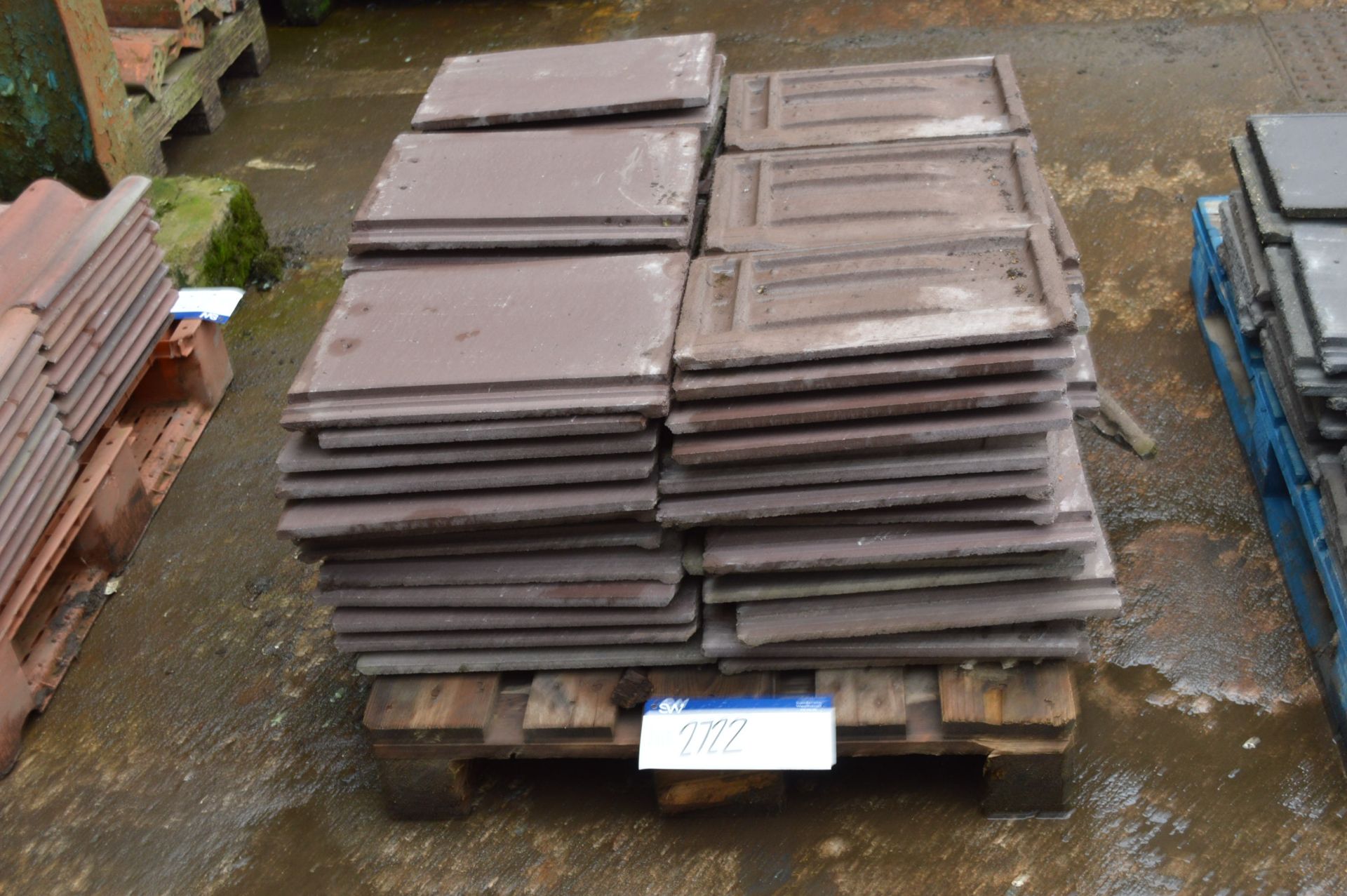Roof Tiles, as set out on pallet