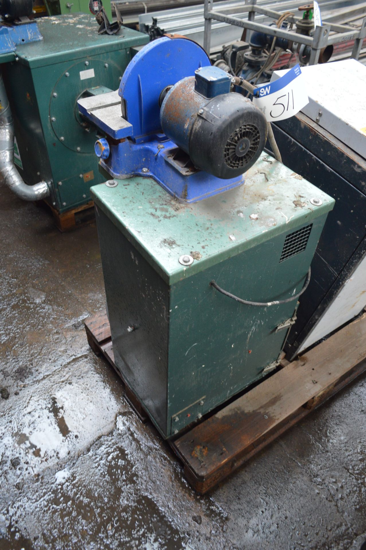 250mm dia. Disc Sander, with dust collection unit - Image 2 of 3