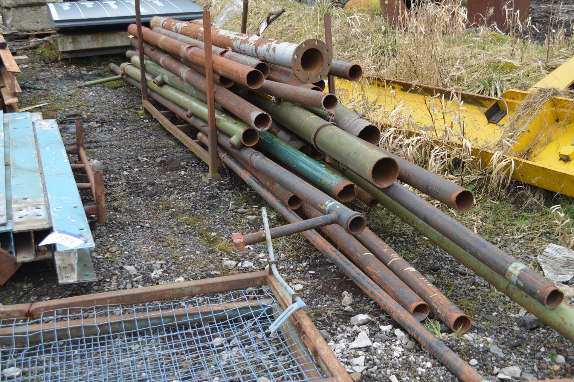 Assorted Steel Pipe, in post pallet (not including post pallet) - Image 2 of 3