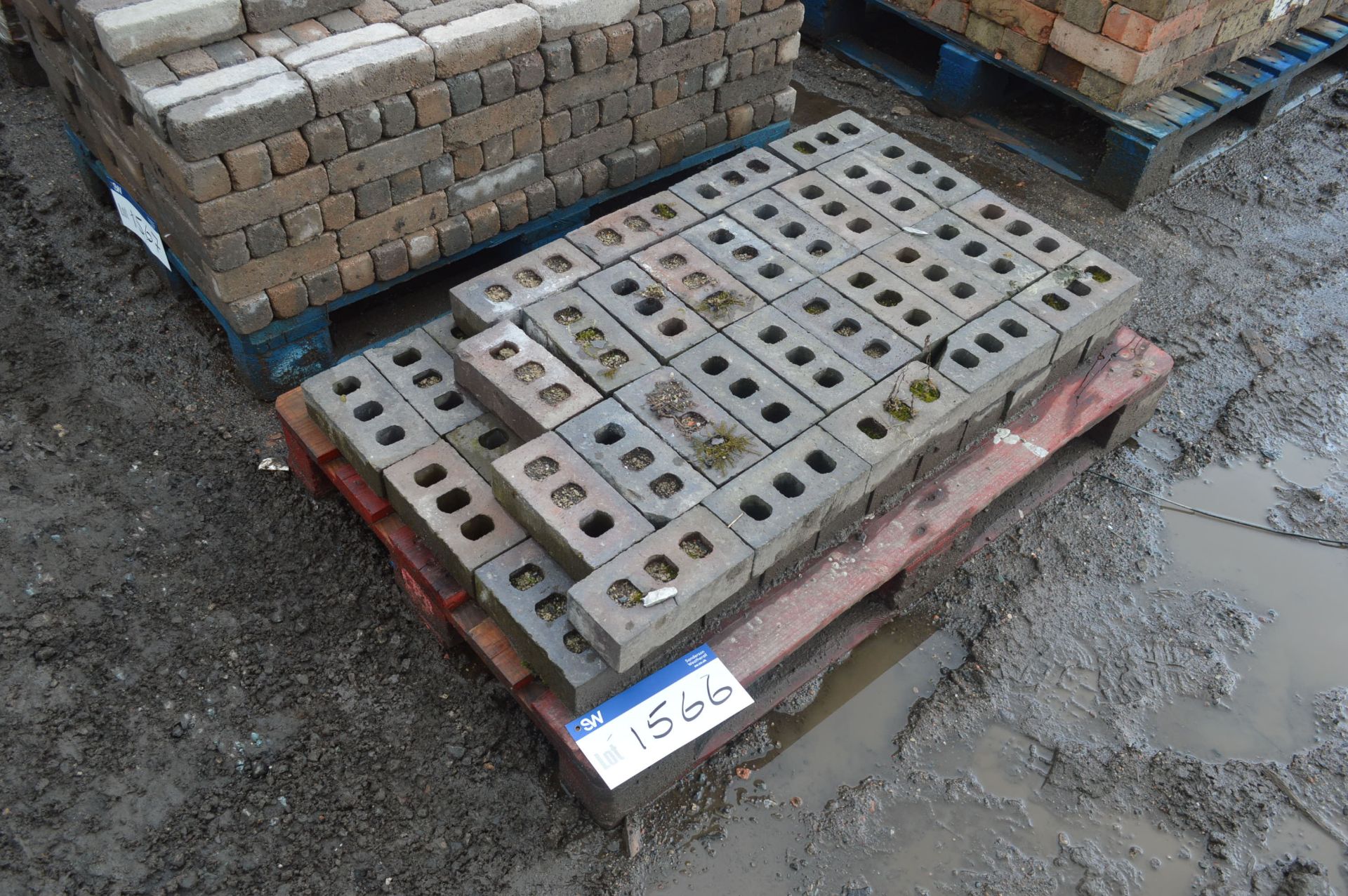 Bricks, on one pallet