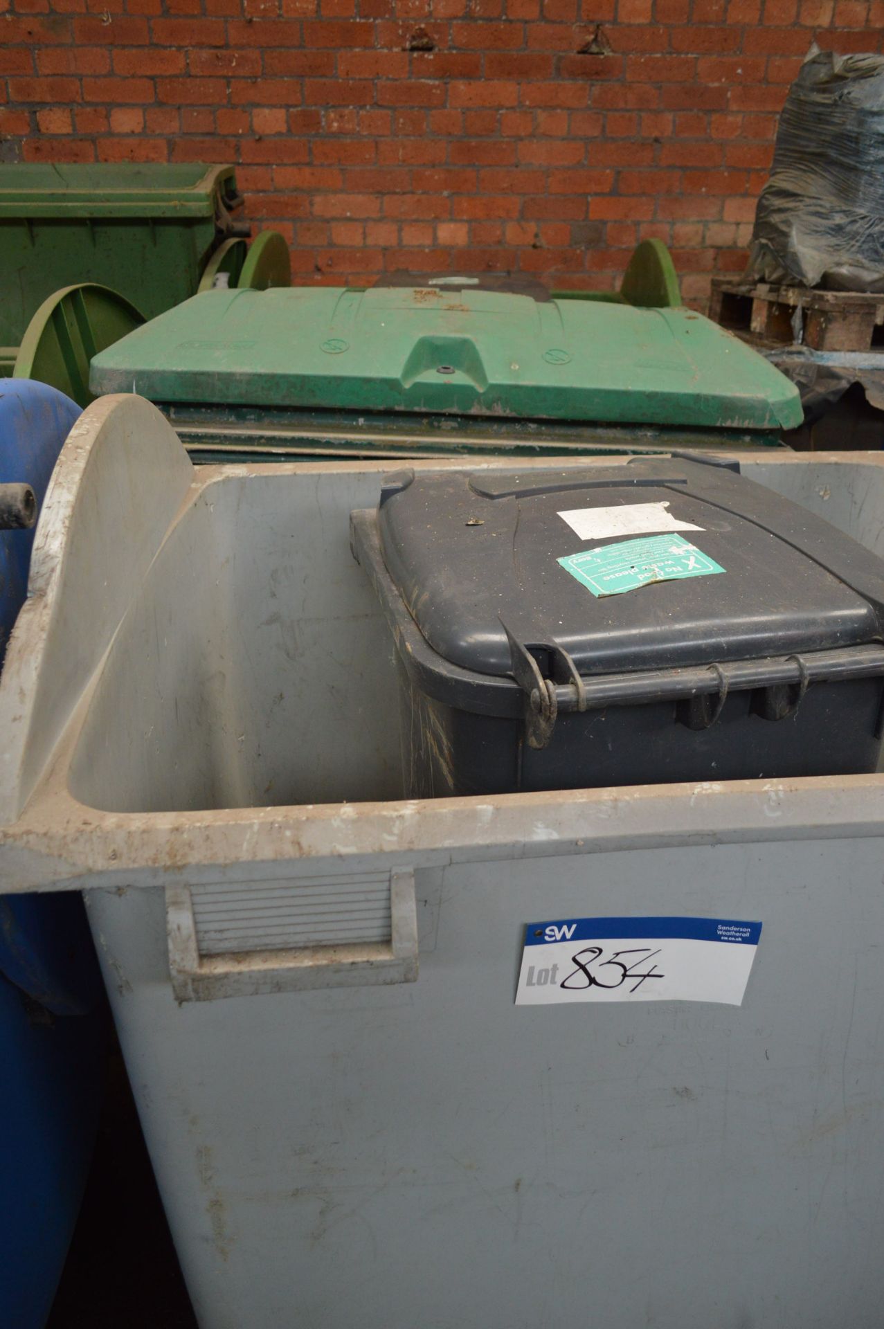 Three Mobile Bins & Two Wheelie Bins, in one line - Image 3 of 4