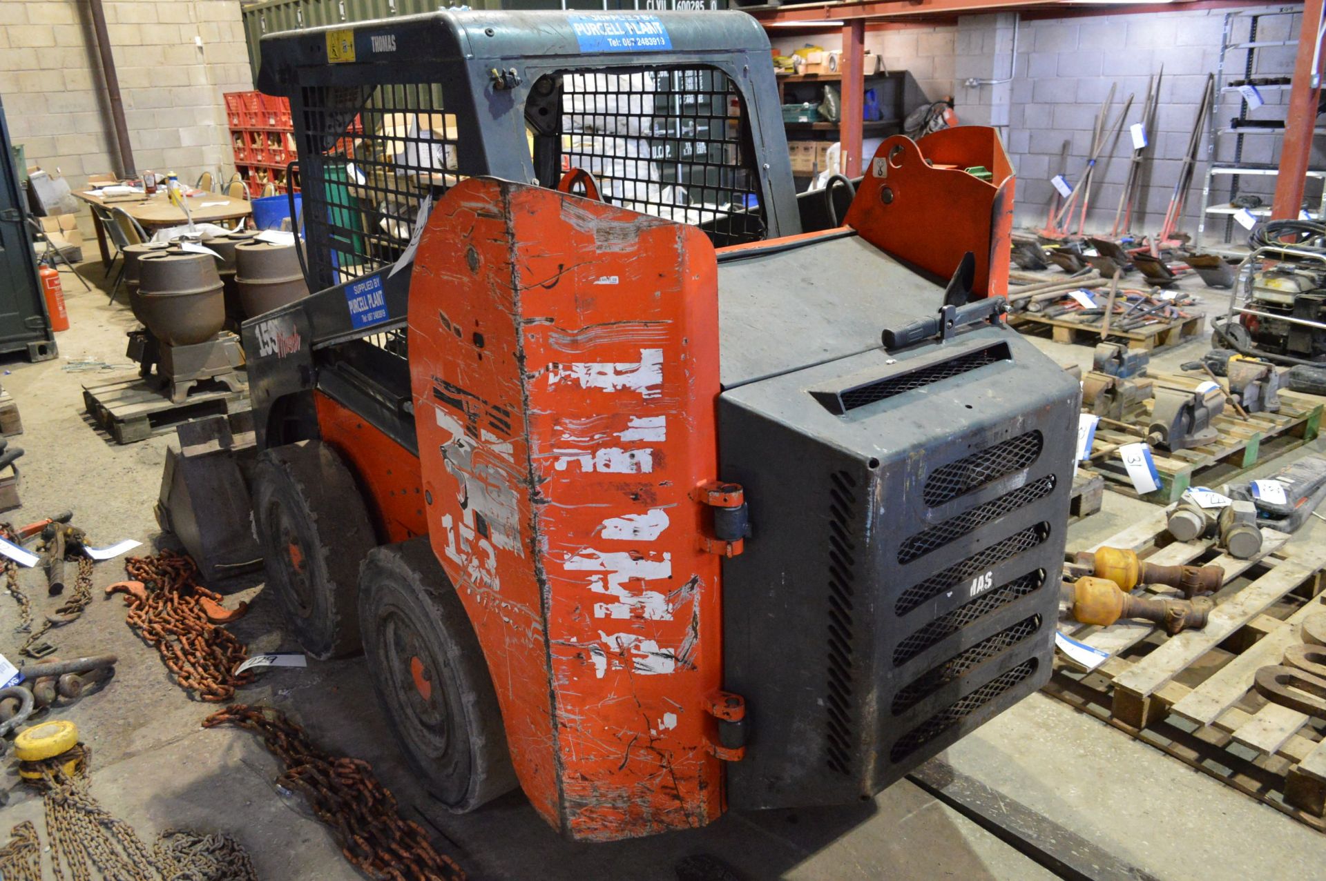 Thomas 153 MUSCLE SKID STEER LOADER, serial no. LN002672, year of manufacture 2003, with four - Image 7 of 10