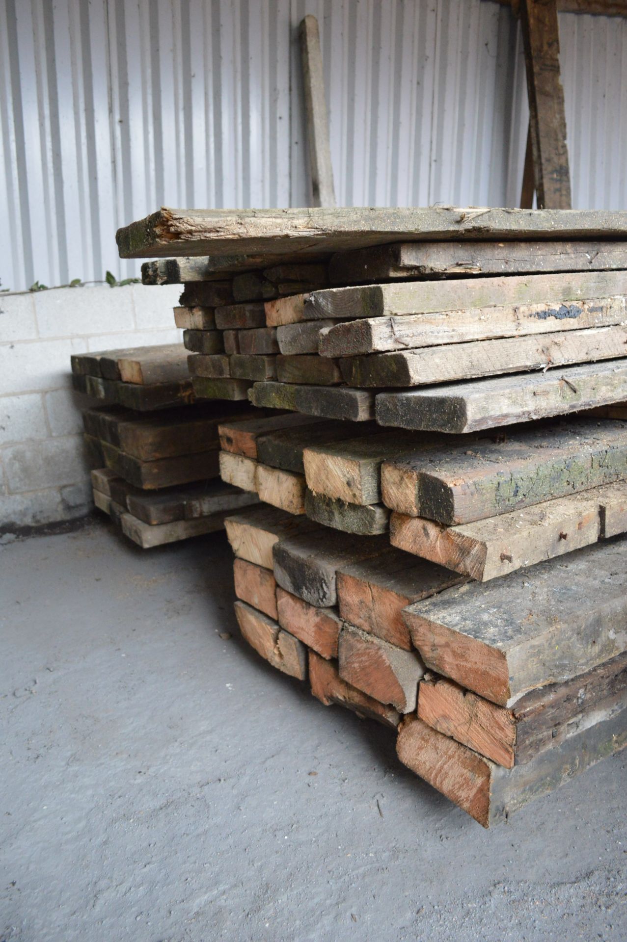 Timber Beams, in one stack - Image 2 of 3