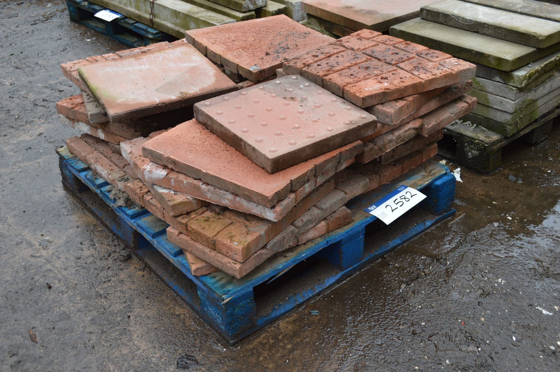 Assorted Concrete Slabs, as set out on pallet