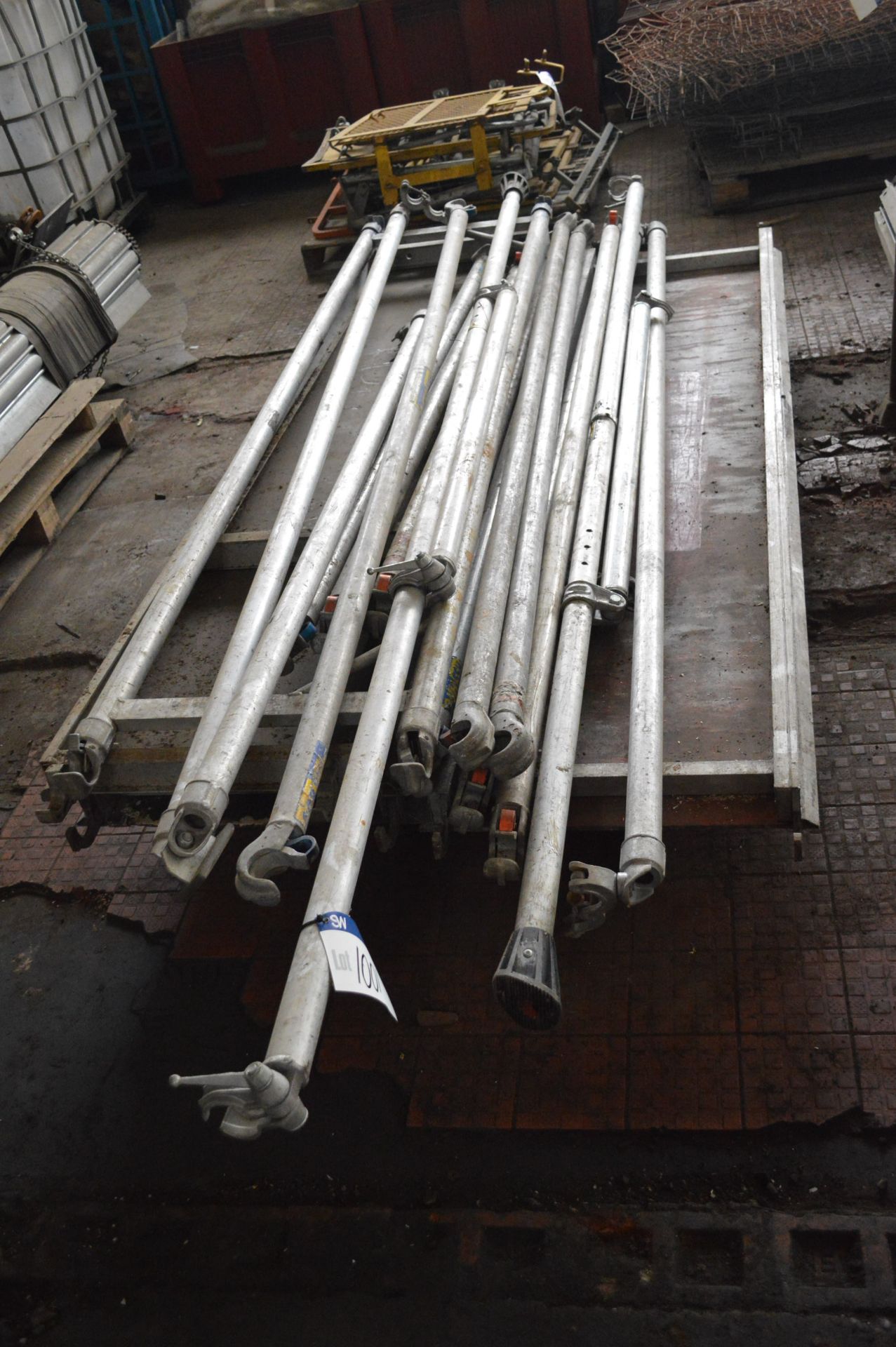 Assorted Scaffolding Components, on pallet