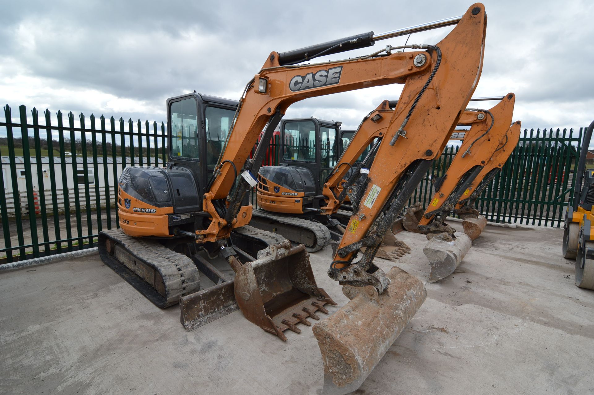 Case CX50BS2 ZERO TAIL SWING TRACKED EXCAVATOR, PIN NSUC50BCNFLNO4936, year of manufacture 2015,