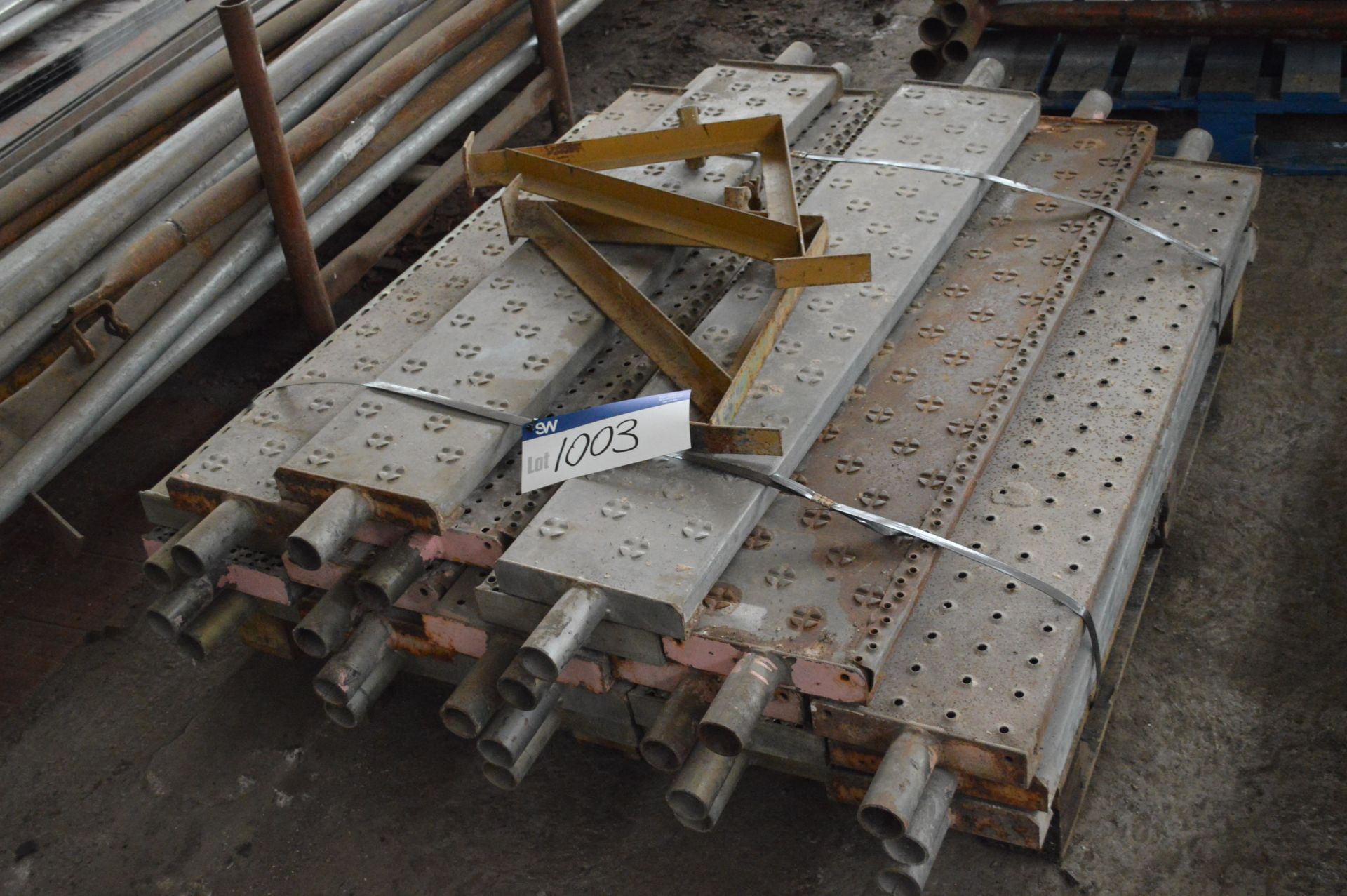 Assorted Scaffolding Steps, on pallet