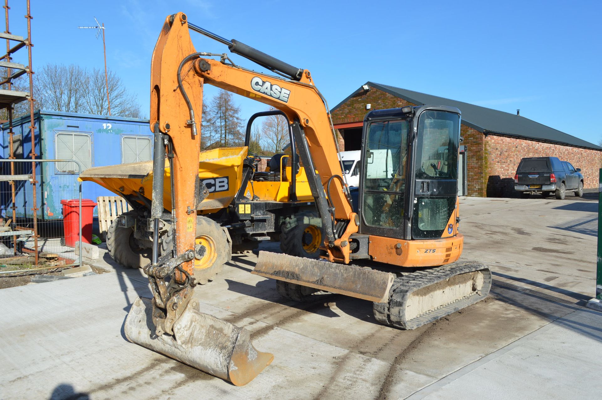 Case CX50BS2 ZERO TAIL SWING TRACKED EXCAVATOR, PIN NSUC50BCNZLN06329, year of manufacture 2016, - Image 2 of 2