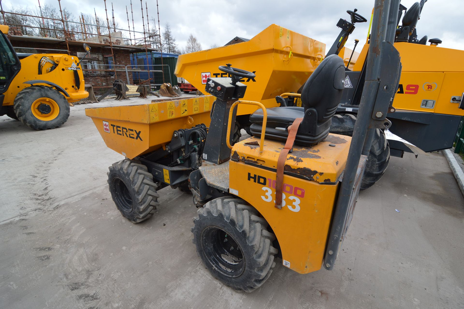 Terex HD1000 4WD HIGH TIP DUMPER, VIN SLBDRPKOEC1NW1433, year of manufacture 2012, indicated hours
