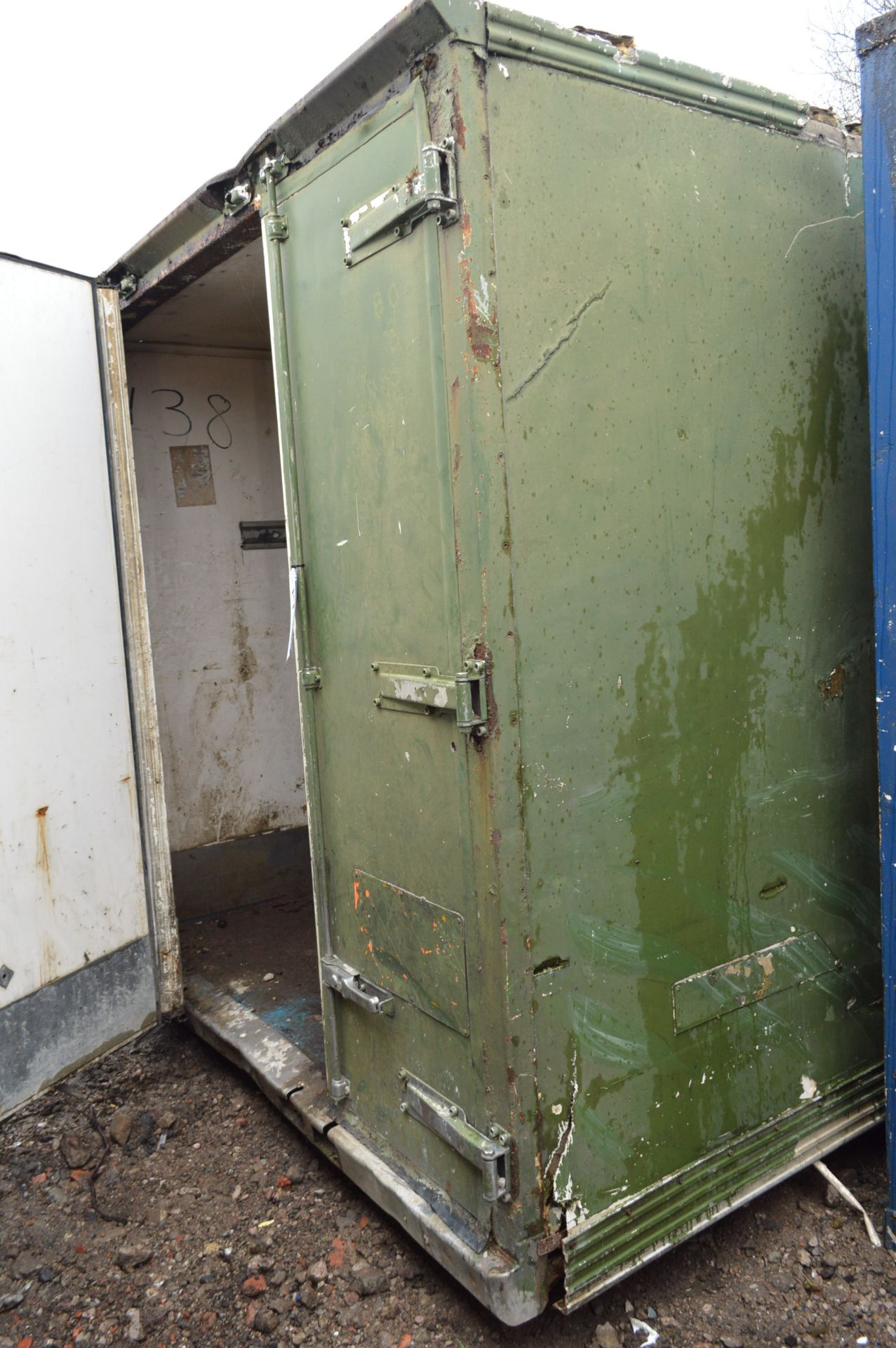 Containerised Steel Changing Room, approx. 3.7m x 2.6m x 2.3m high