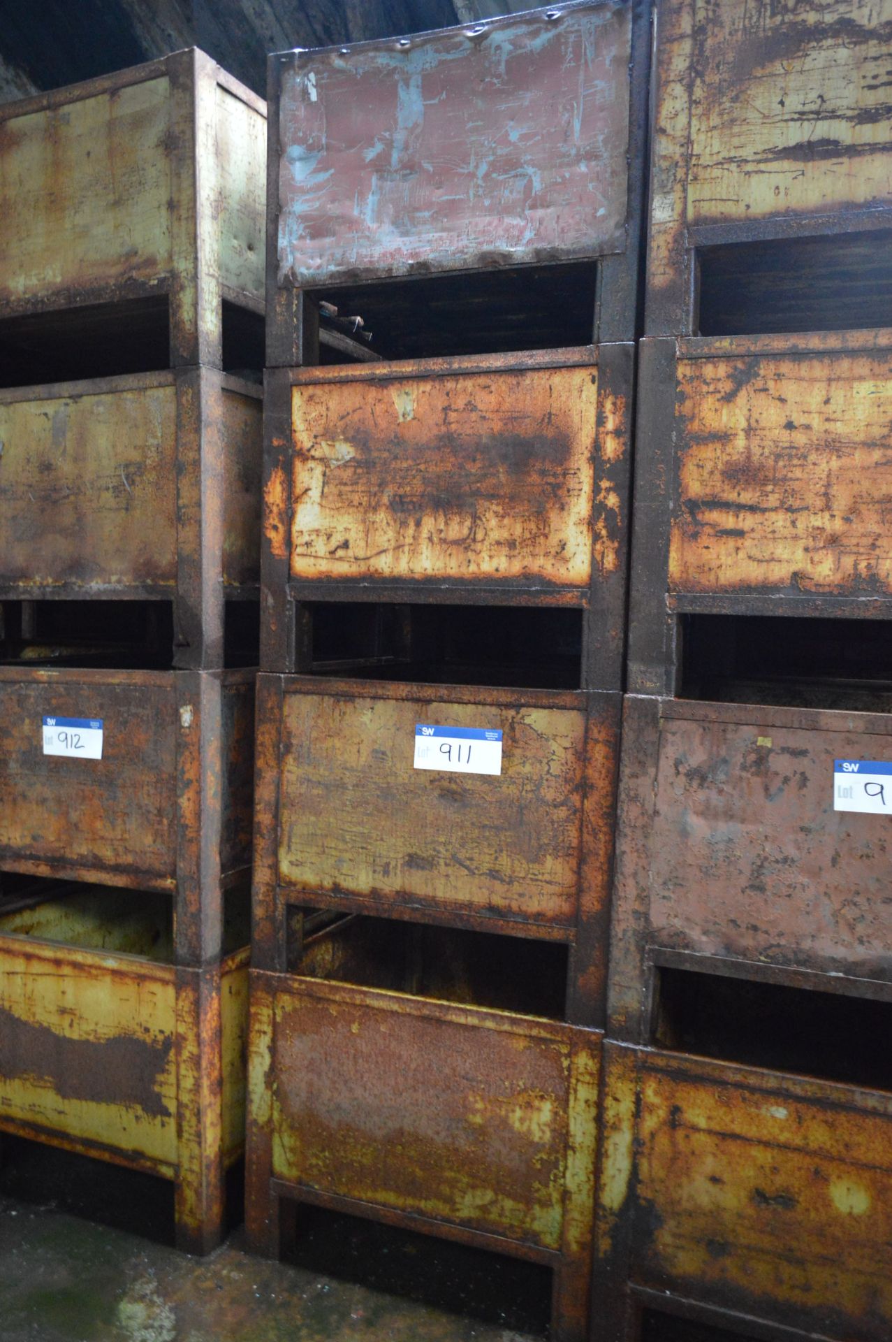Eight Steel Box Pallets - Image 2 of 2