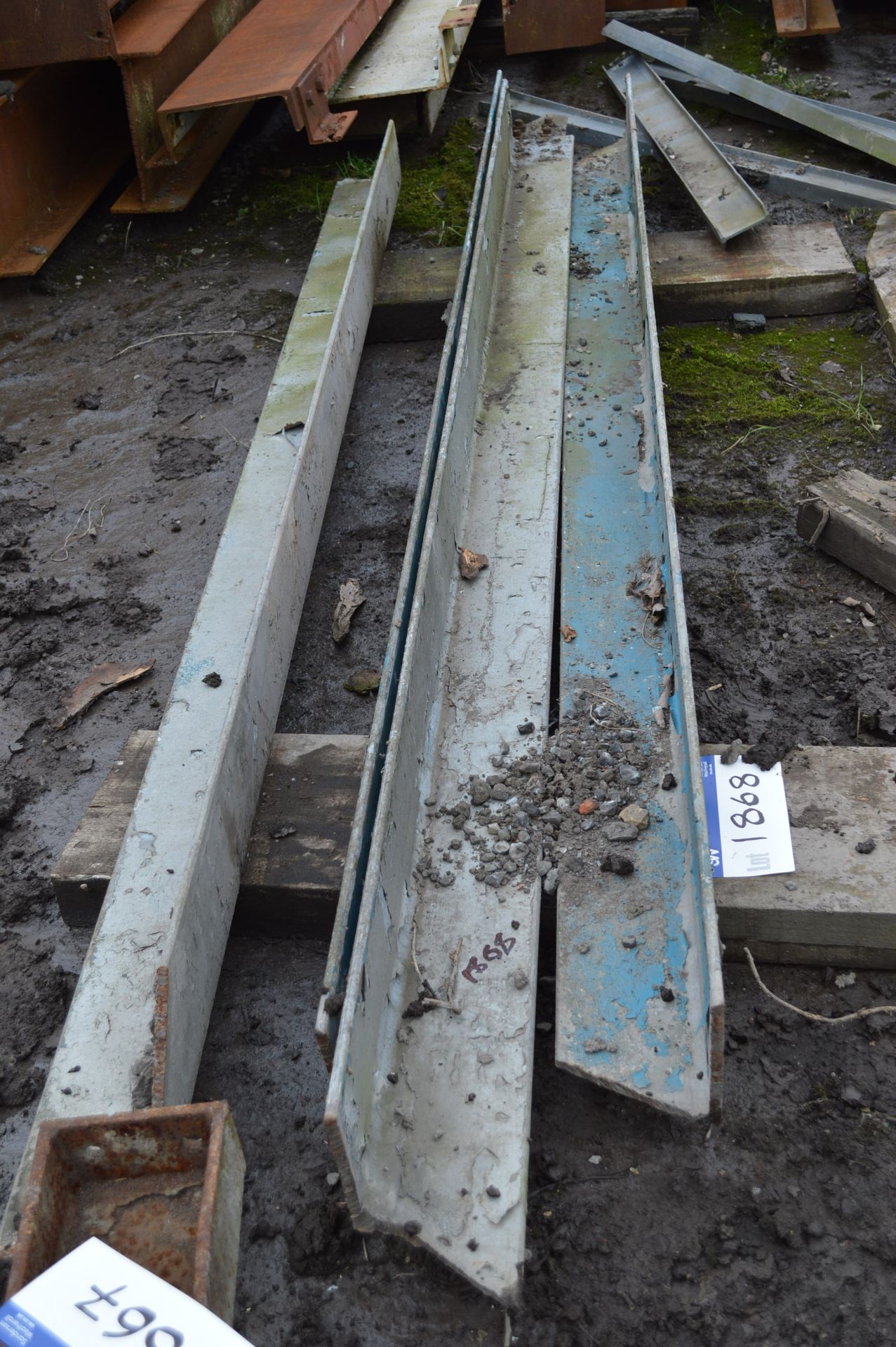 Four Lengths Steel Angle, each approx. 150mm x 150mm x 2.7m long - Image 2 of 2