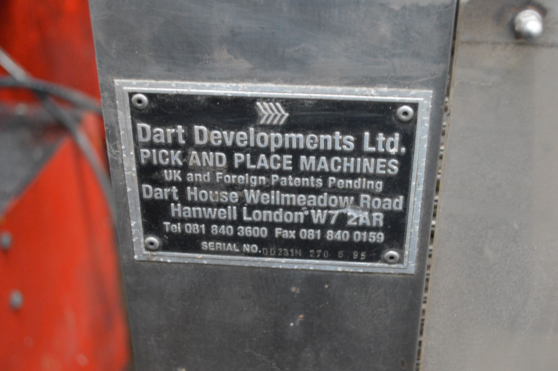 Dart Developments Packaging Machine - Image 4 of 4