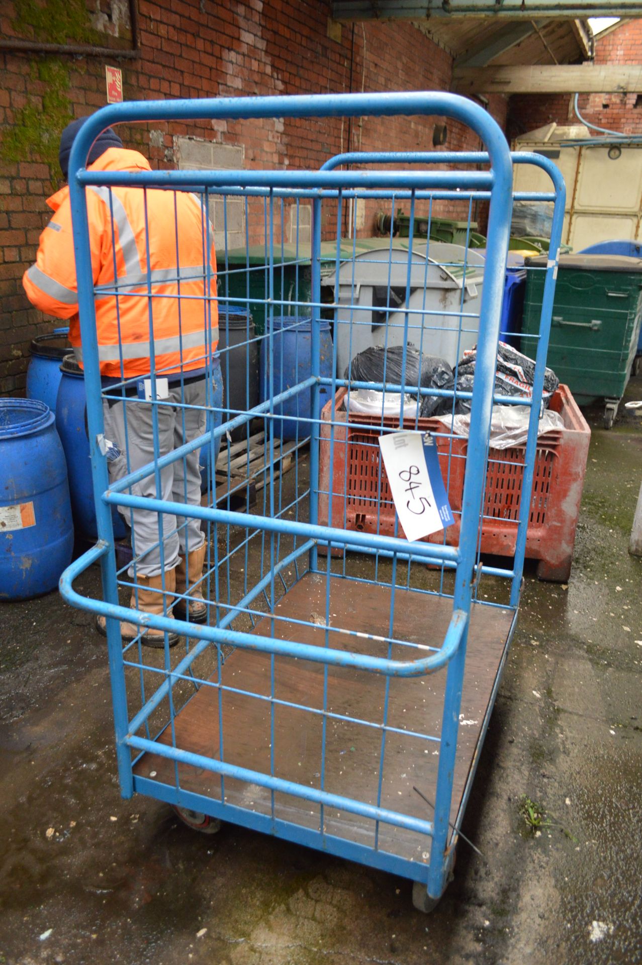 Wire Mesh Sided Trolley - Image 2 of 2