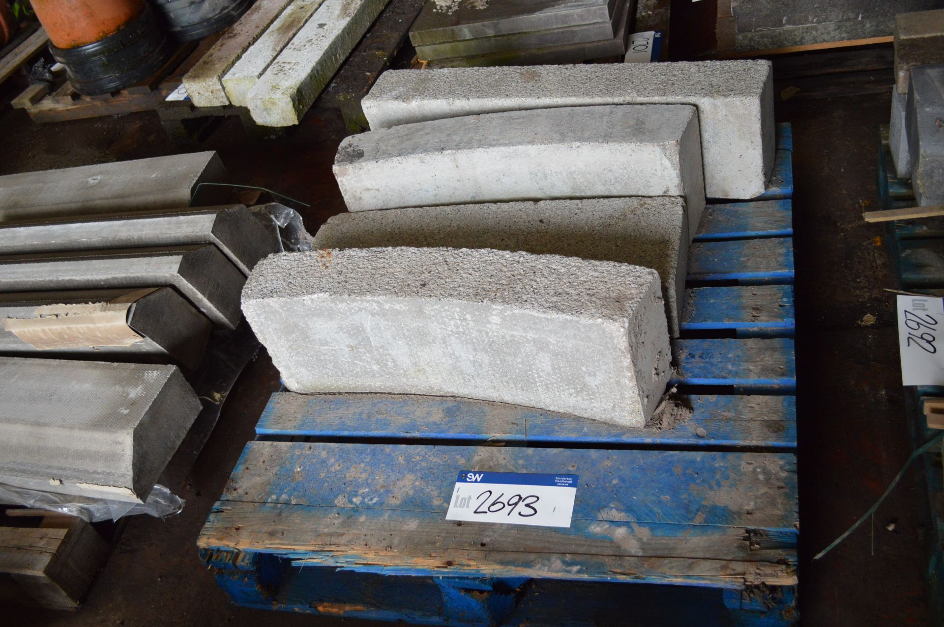 Assorted Lengths of Concrete, as set out on pallet