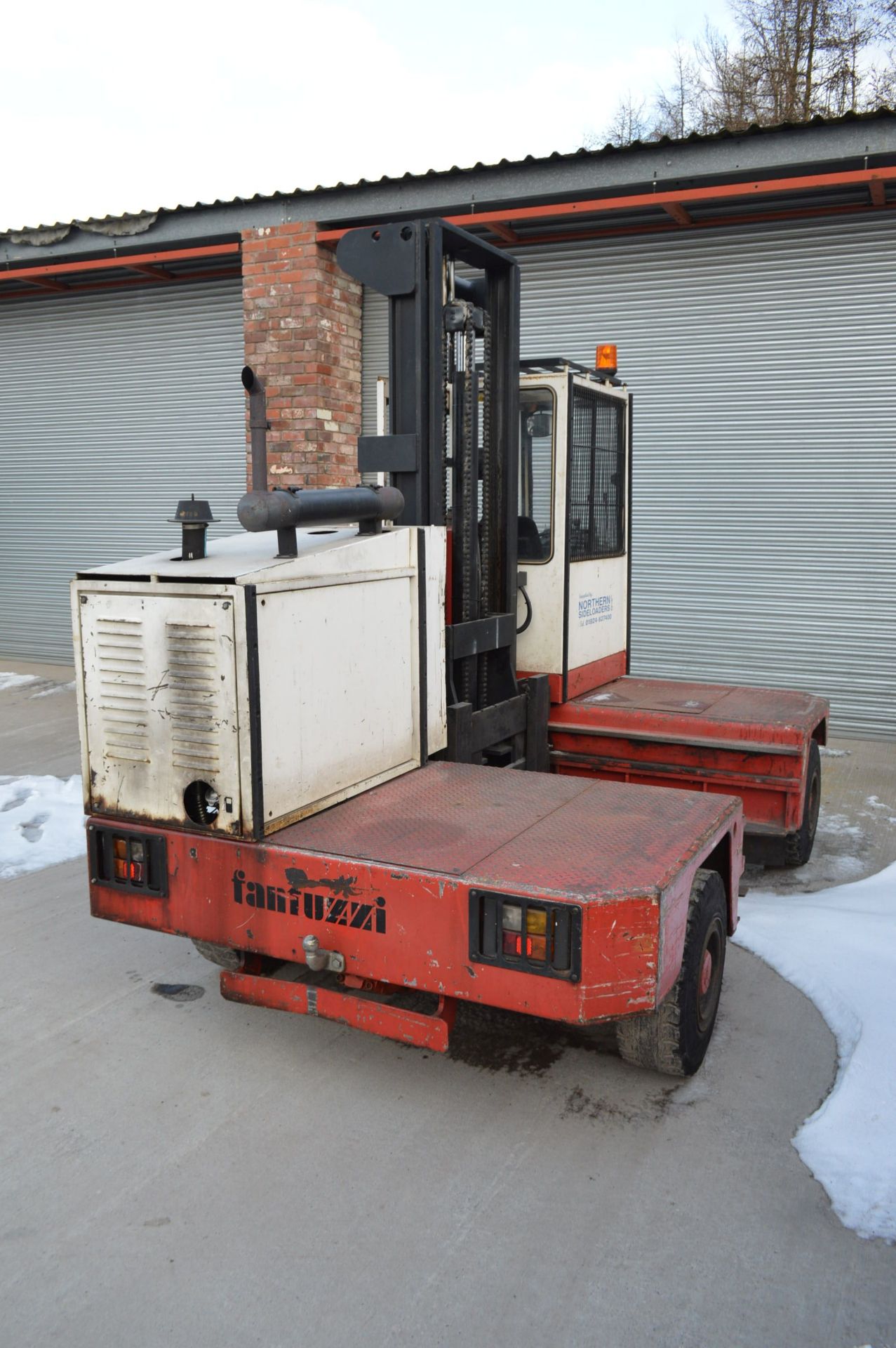 Fantuzzi SF40 40L SERIES 2000 4000kg CAPACITY SIDELOAD FORK LIFT, serial no. 42163, year of