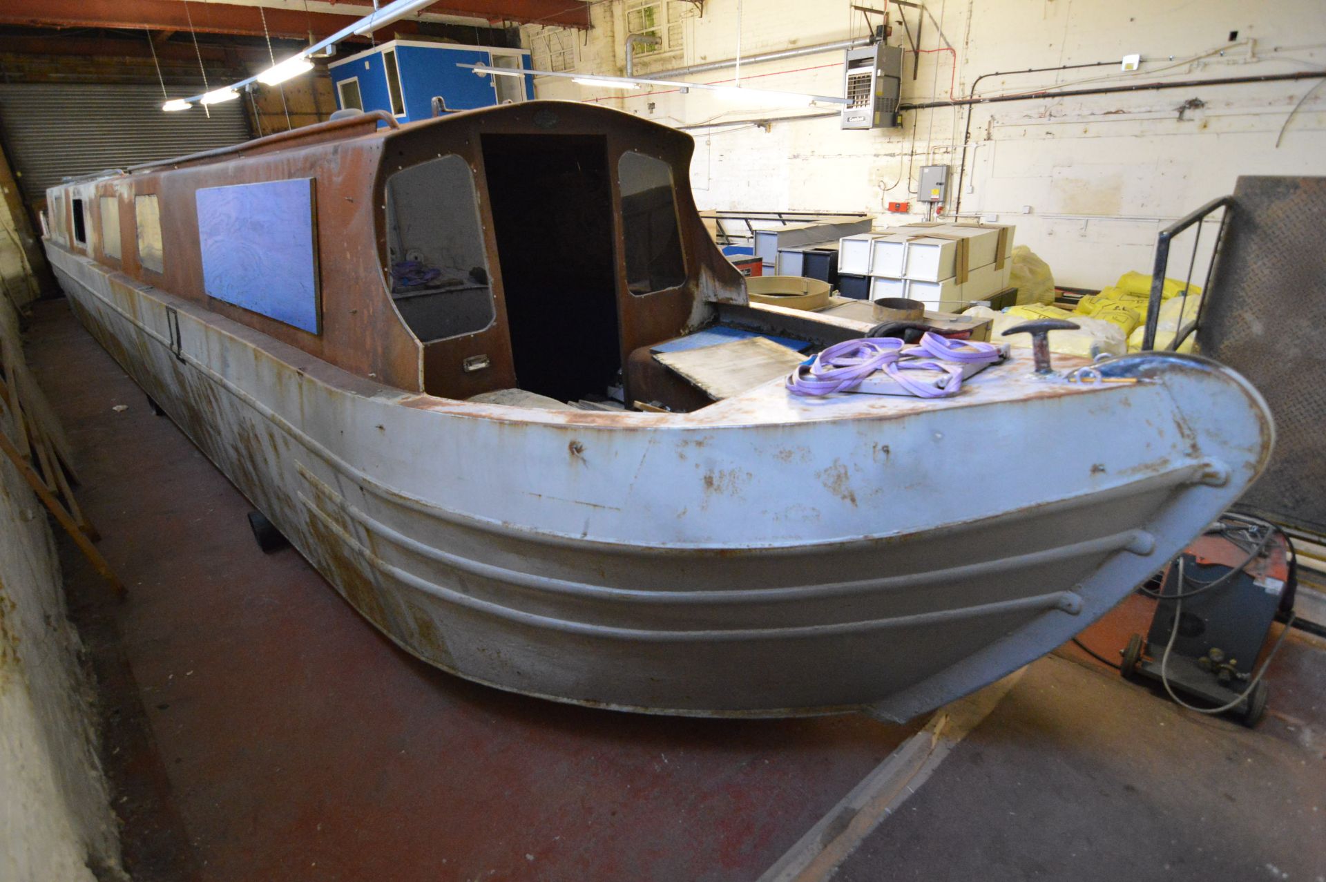 WELDED MILD STEEL CRUISER TYPE NARROWBOAT (known a - Image 5 of 22