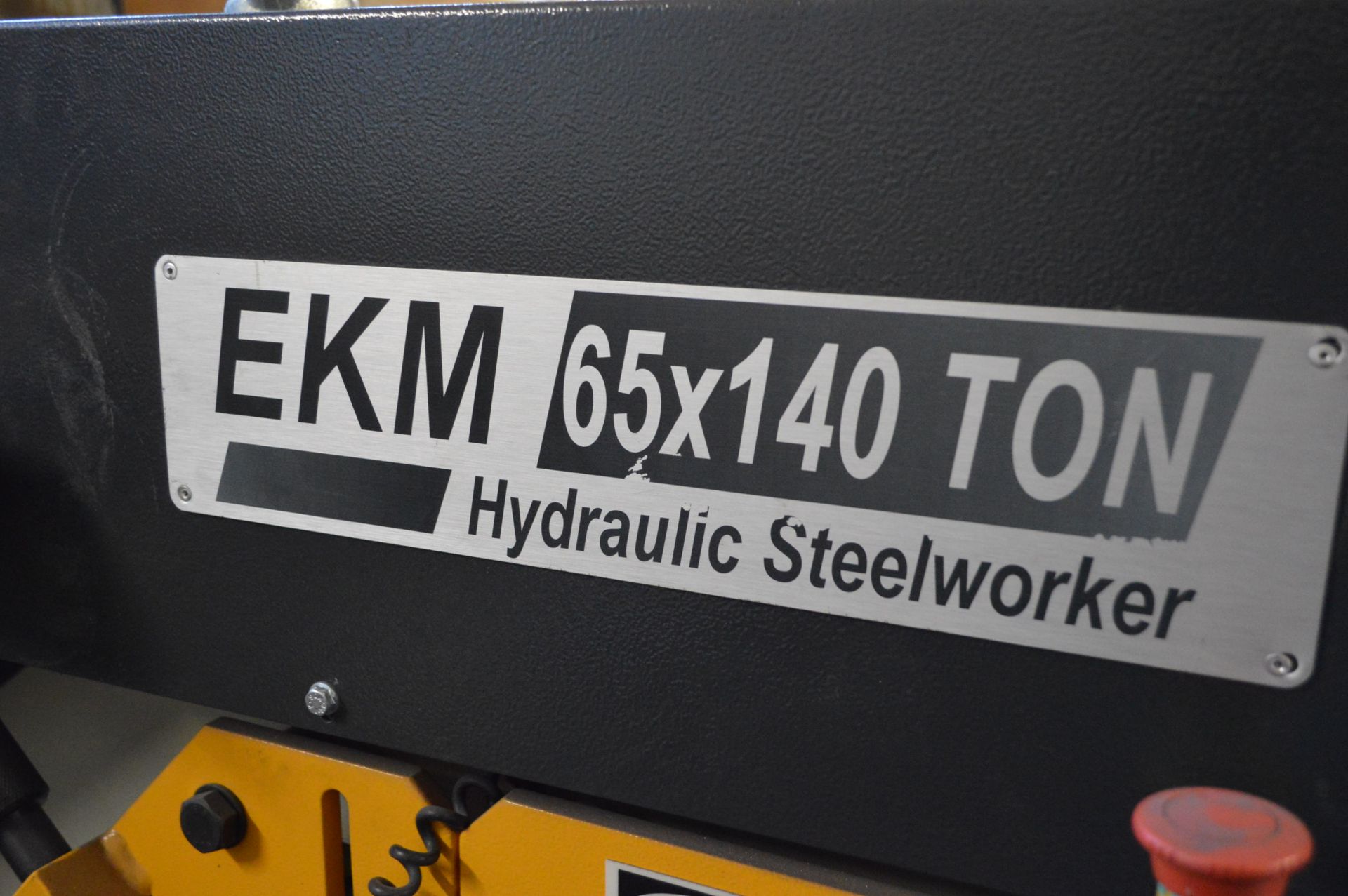 Ermaksan EKM 65 x 140 tonne HYDRAULIC STEELWORKER, - Image 7 of 13