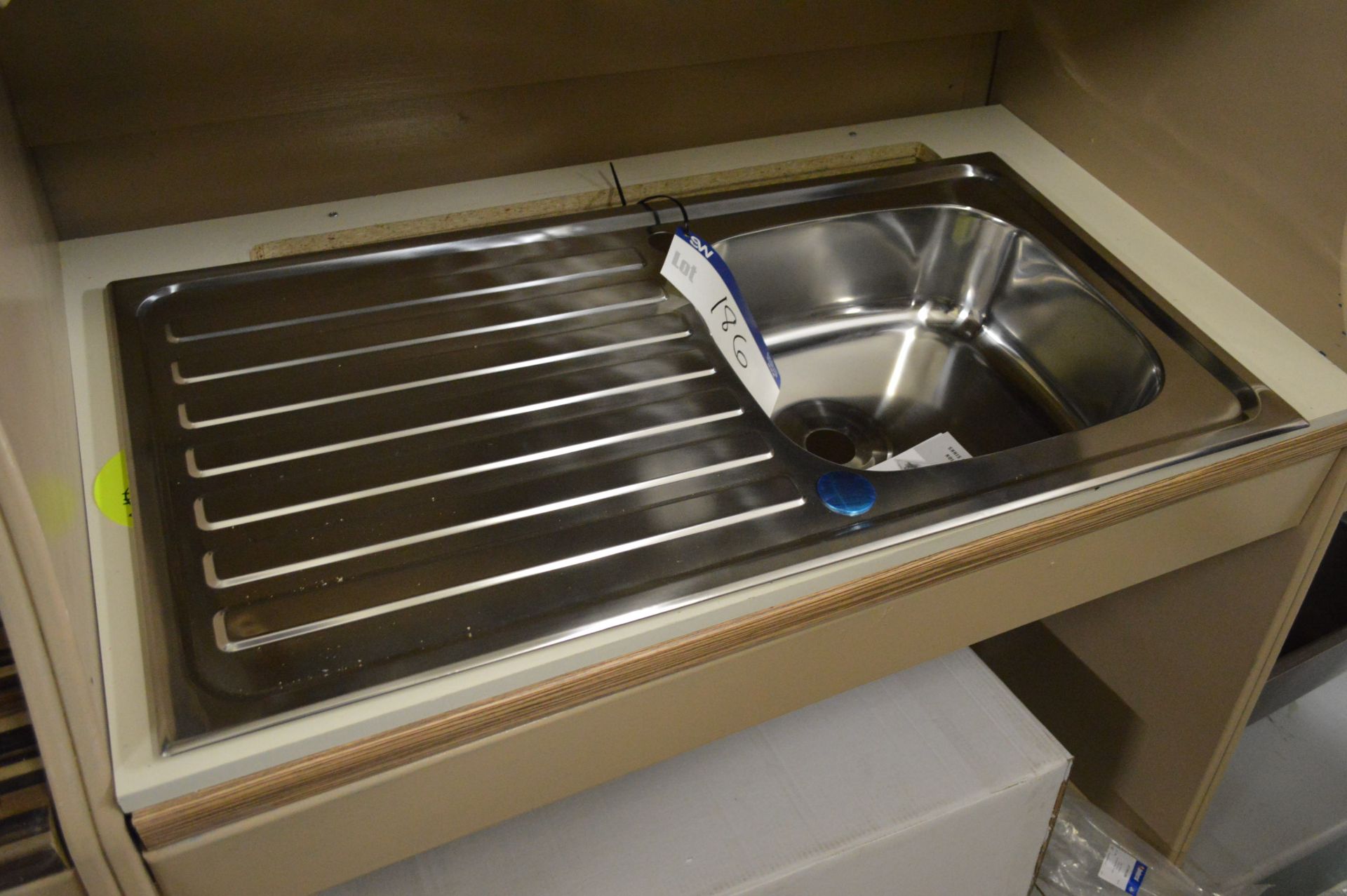 Stainless Steel Sink, approx. 940mm wide