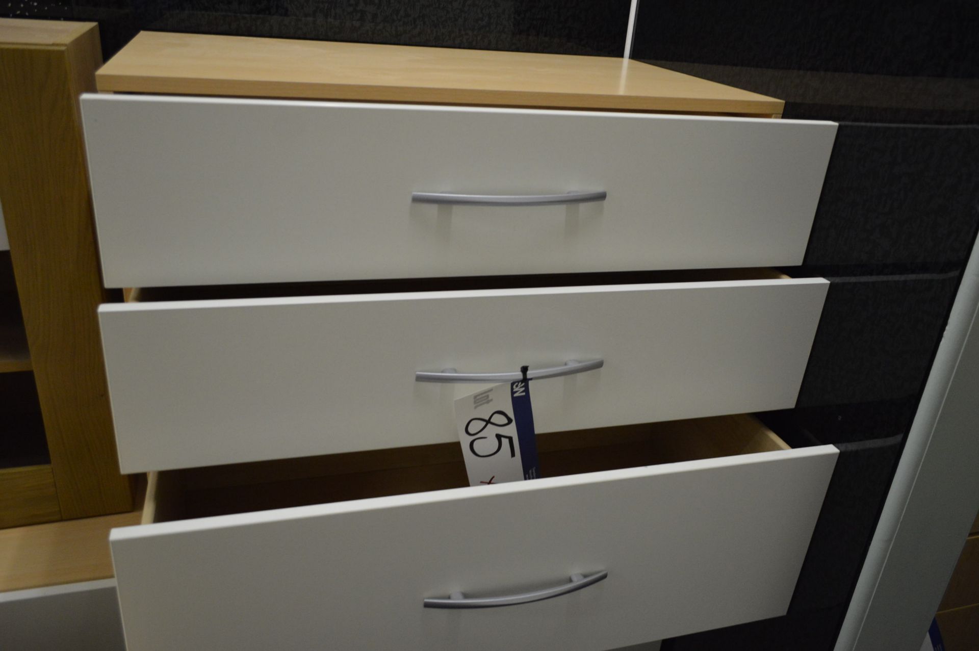 Two x Three Drawer Chests, each 900mm wide - Image 2 of 2