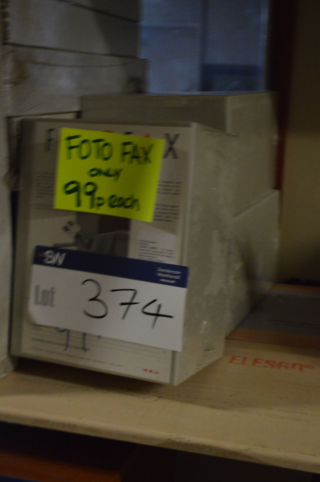 Three Photo Fax Storage Boxes