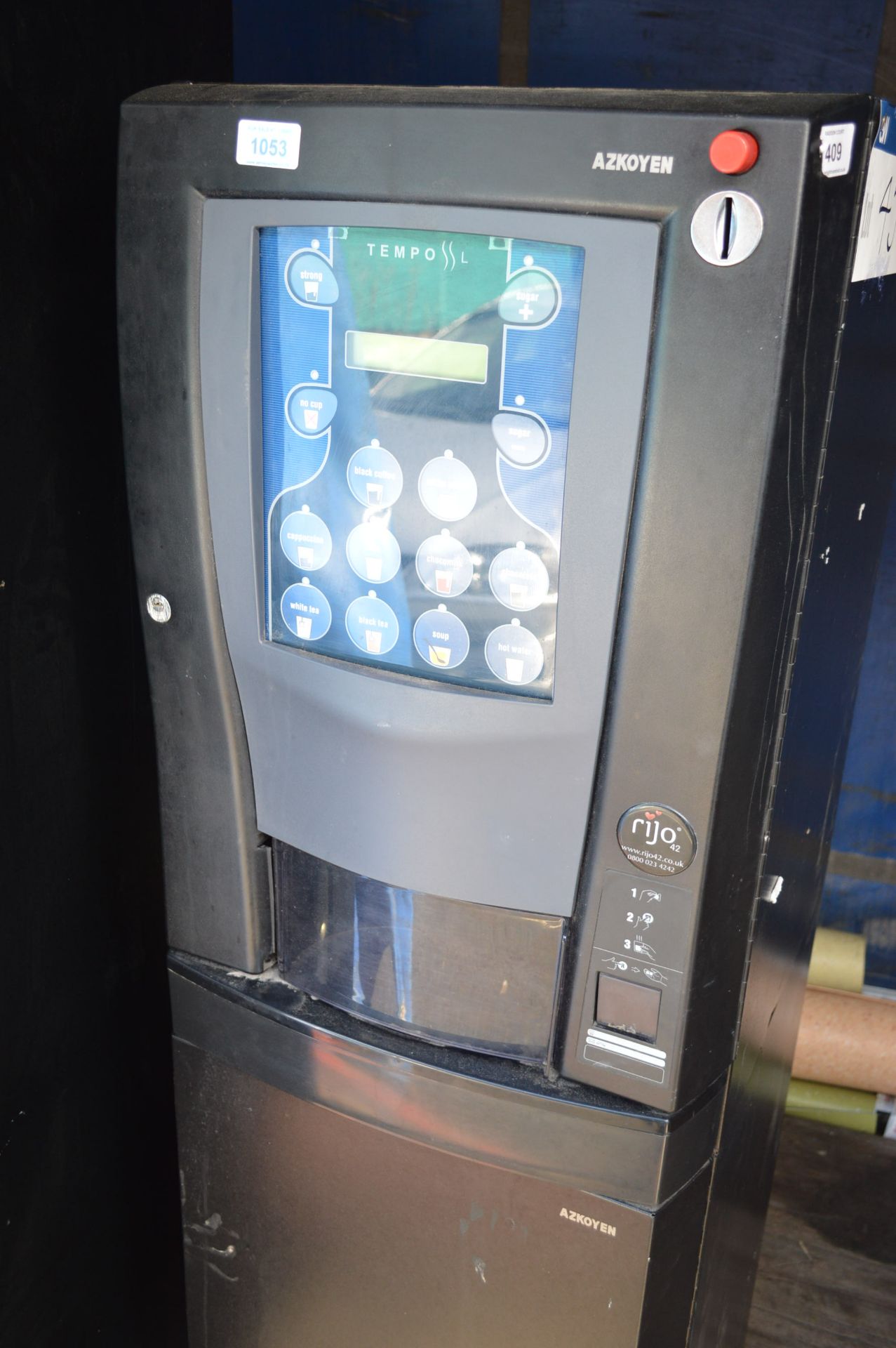 Azkoyen Tempo L Hot Drinks Vending Machine - Image 2 of 2