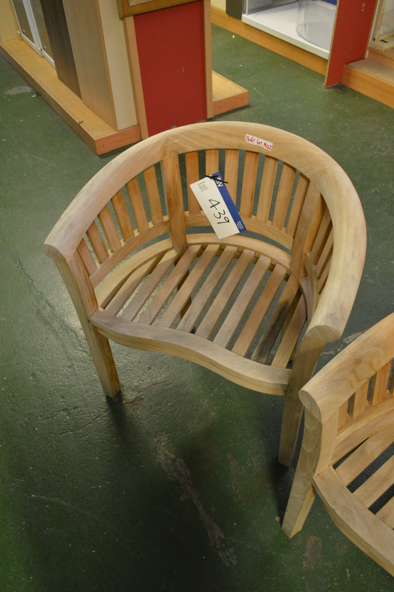 Solid Wood Garden Armchair