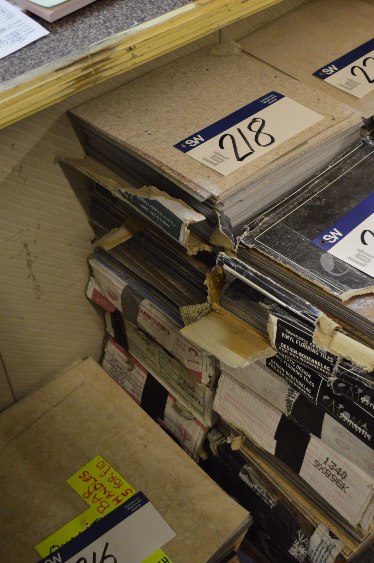Assorted Vinyl Floor Tiles, in one stack, mainly 3 - Image 2 of 2