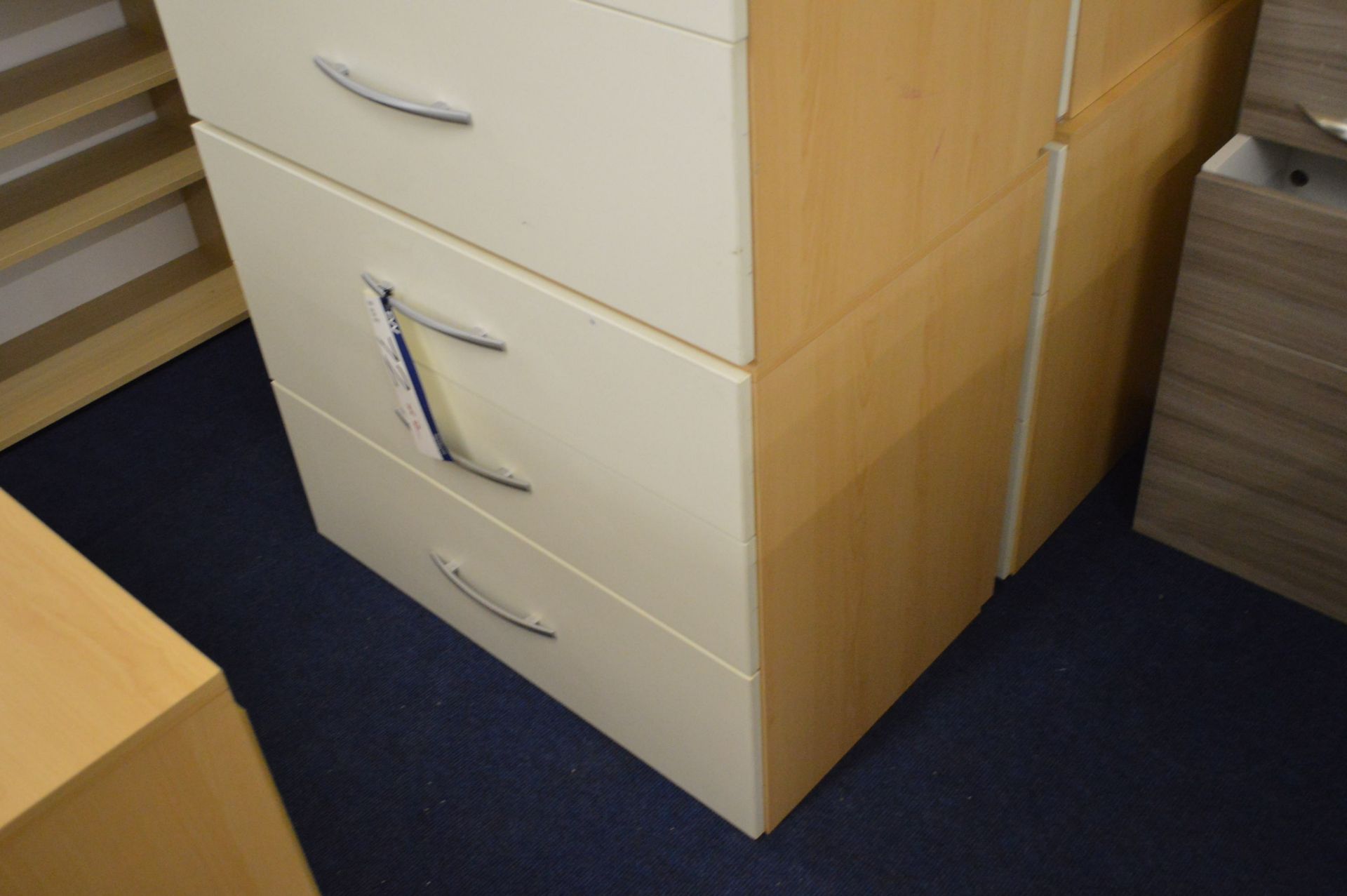 Two x Three Drawer Storage Units, 900mm wide